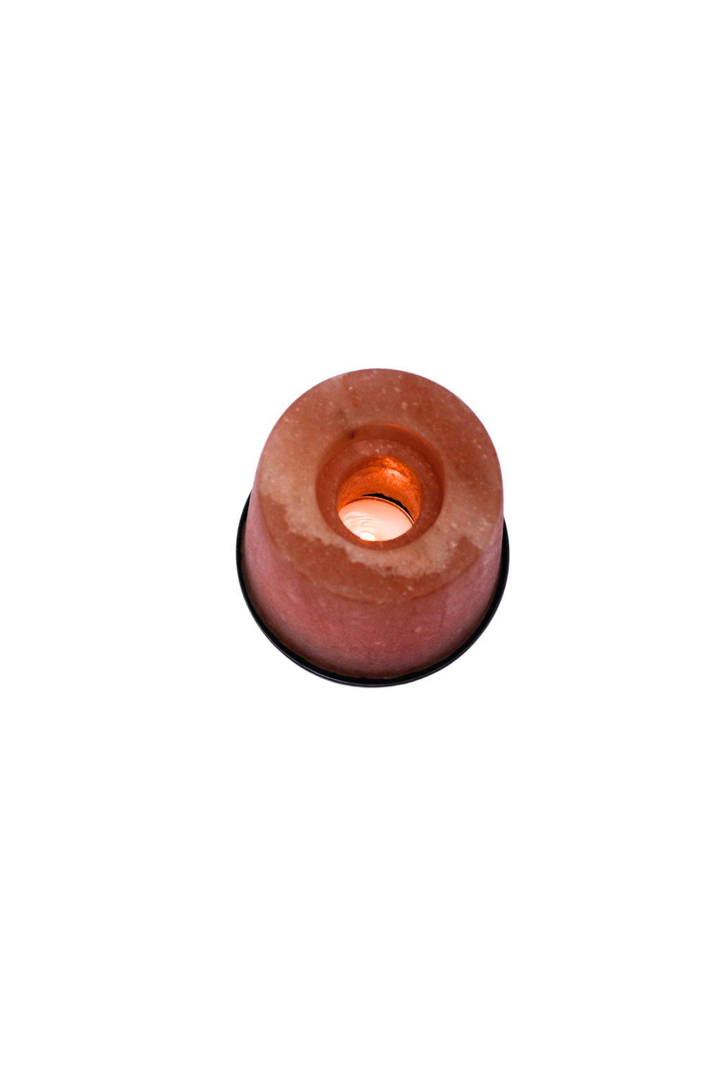 Pink Potohar Salt Candle Stand