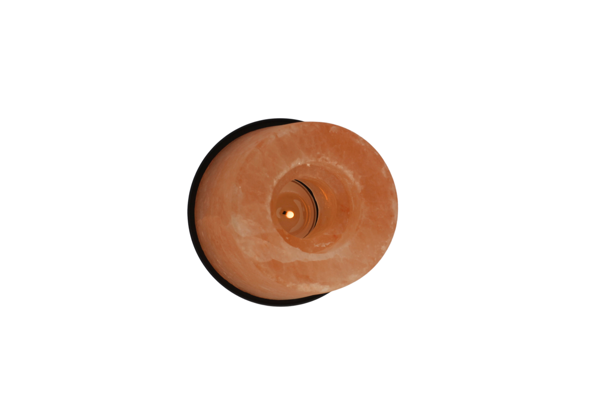 Pink Potohar Salt Candle Stand